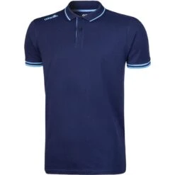 Men's Portugal Cotton Polo Shirt Marine / Sky