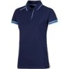 Women's Portugal Cotton Polo Shirt Marine / Sky