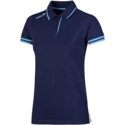 Women's Portugal Cotton Polo Shirt Marine / Sky
