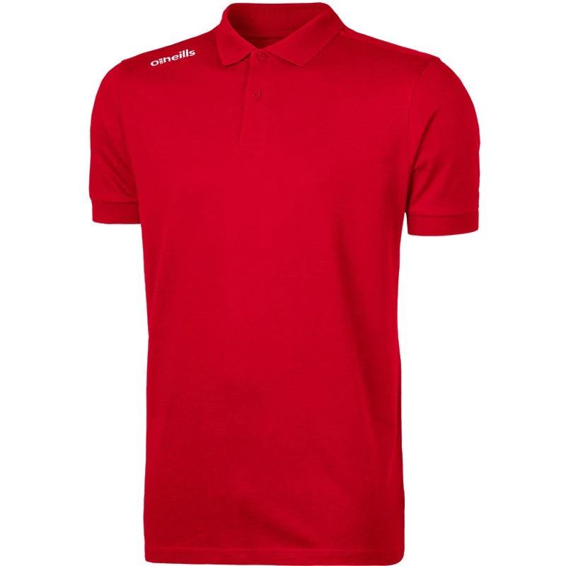 Men's Portugal Cotton Polo Shirt Red 1 Men's Portugal Cotton Polo Shirt Red