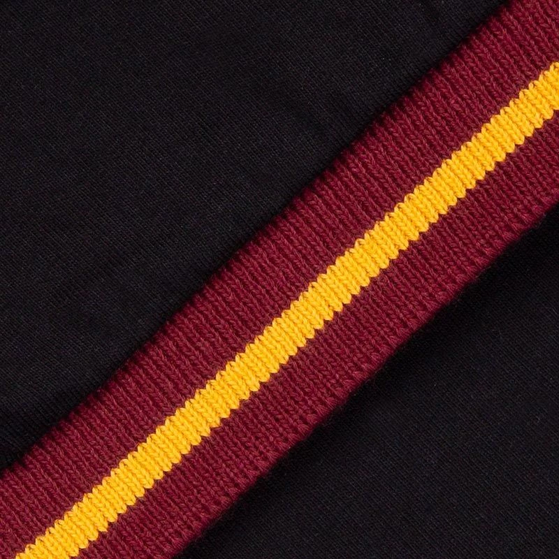 Men's Portugal Cotton Polo Shirt Black / Maroon / Amber 5 Men's Portugal Cotton Polo Shirt Black / Maroon / Amber - Image 5