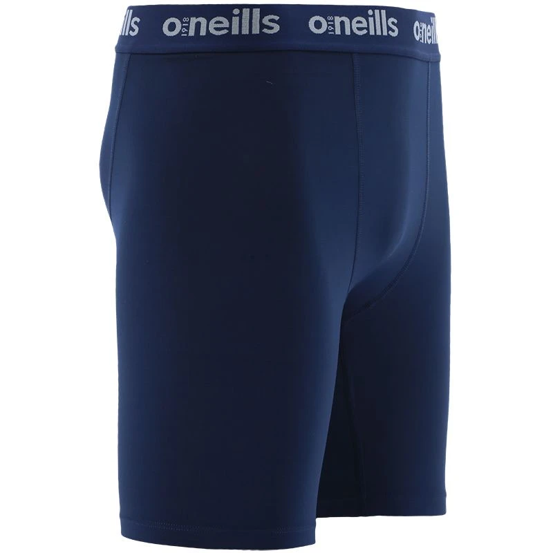 Men's Pro Body III Poly Elastane Shorts Marine / Silver 2 Men's Pro Body III Poly Elastane Shorts Marine / Silver - Image 2