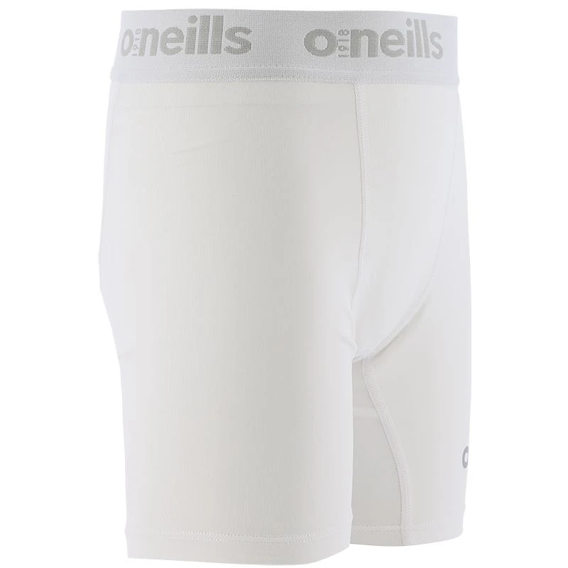 Men's Pro Body III Poly Elastane Shorts White / Silver 2 Men's Pro Body III Poly Elastane Shorts White / Silver - Image 2