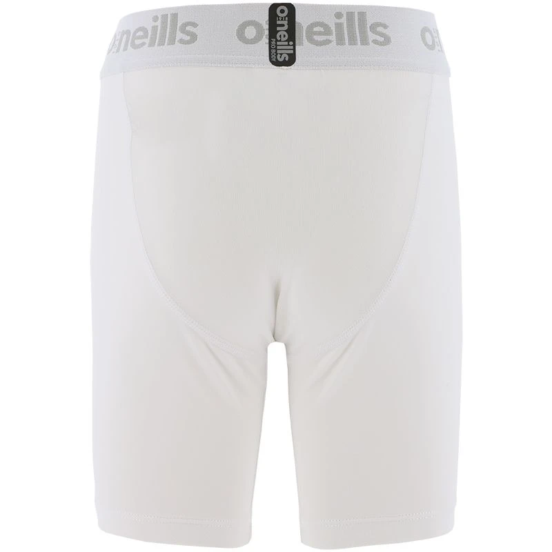 Men's Pro Body III Poly Elastane Shorts White / Silver 3 Men's Pro Body III Poly Elastane Shorts White / Silver - Image 3