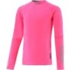 Kids' Pro Body III Poly Elastane Baselayer Top Pink / Silver