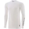 Men's Pro Body III Fleece Lined Poly Elastane Baselayer Top White / Silver