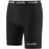 Men's Pro Body Base Layer Compression Shorts Black / Silver