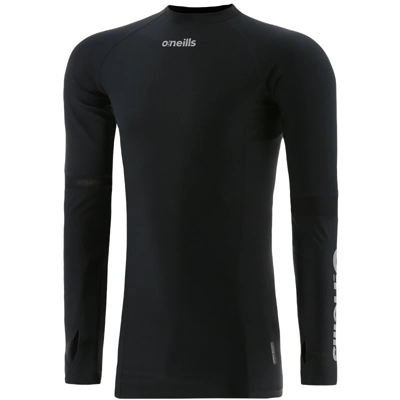 Men's Pro Body Base Layer Compression Long Sleeve Top Black / Silver 1 Men's Pro Body Base Layer Compression Long Sleeve Top Black / Silver