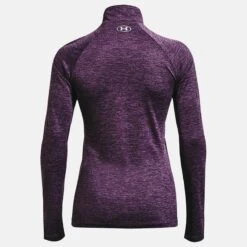 Under Armour Women's UA Tech™ Twist ½ Zip Tux Purple / Retro Purple / Metallic Silver 9 Under Armour Women's UA Tech™ Twist ½ Zip Tux Purple / Retro Purple / Metallic Silver -underwear Zone ps1320128 541 hb