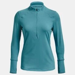 Under Armour Women's UA Qualifier Run 2.0 Half Zip Glacierblue / Glacier Blue / Reflective -underwear Zone ps1365632 433 hf