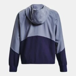 Under Armour Women's Women's Woven Full Zip Jacket Aurora Purple / Midnight Navy / Midnight Navy -underwear Zone ps1369889 767 hb 1