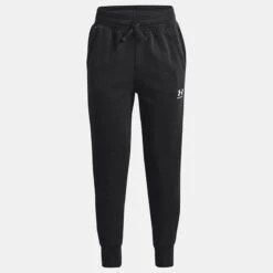 Under Armour Kids' Rival Fleece EM Joggers Black / White