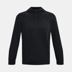 Under Armour Men's Armour Fleece® Hoodie Black -underwear Zone ps1373353 001 hf