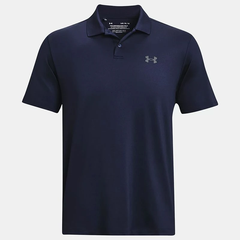 Under Armour Men's Performance 3.0 Polo Midnight Navy / Pitch Grey 4 Under Armour Men's Performance 3.0 Polo Midnight Navy / Pitch Grey - Image 4