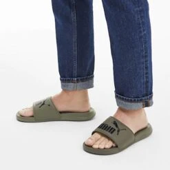 Puma Men's Popcat 20 Sliders Olive / Black -underwear Zone puma popcat 20 erkek terlik 37227906 13079 1200x12002 1