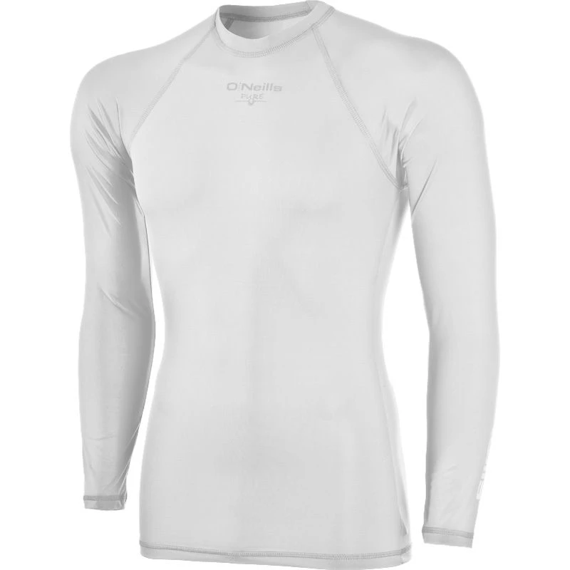 Kids' Pure Baselayer Long Sleeve Top White 1 Kids' Pure Baselayer Long Sleeve Top White