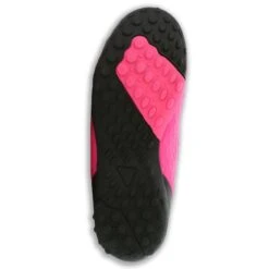 Python Astro Turf Velcro Football Boots Pre-School Flo Pink / Black -underwear Zone python artificial ground velcro boots pnk blk kids 4