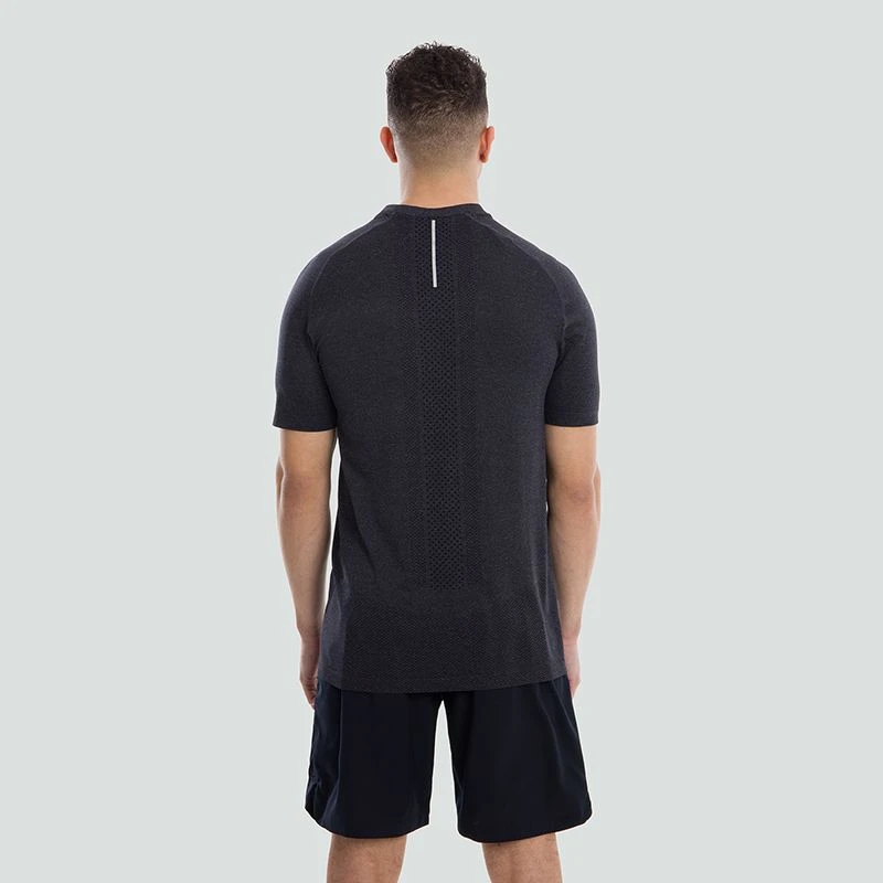 Canterbury Men's Seamless T-Shirt Blackend Marl 2 Canterbury Men's Seamless T-Shirt Blackend Marl - Image 2