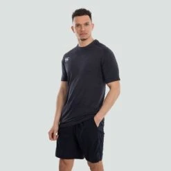 Canterbury Men's Seamless T-Shirt Blackend Marl 8 Canterbury Men's Seamless T-Shirt Blackend Marl -underwear Zone q a004790y62 d