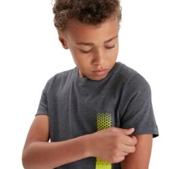 Canterbury Kids' CCC Graphic T-Shirt Dark Marl Grey -underwear Zone q a00650396b w1