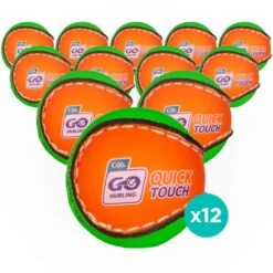 Quick Touch Hurling Ball Green / Orange 12 Pack
