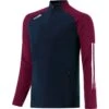 Kids' Reno Squad Half Zip Top Marine / Maroon / White