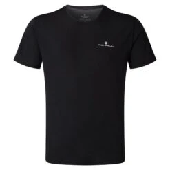 Ronhill Men's Core Short Sleeve T-Shirt Black / Bright White