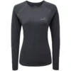 Women's Ronhill Core Long Sleeve T-Shirt Charcoal Marl