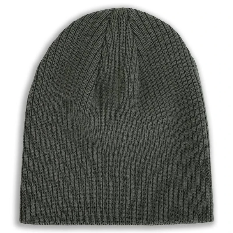 Rocky Ribbed Beanie Hat Dark Grey 4 Rocky Ribbed Beanie Hat Dark Grey - Image 4