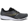 Saucony Men's Guide 14 Running Shoes Charcoal / Vizigold