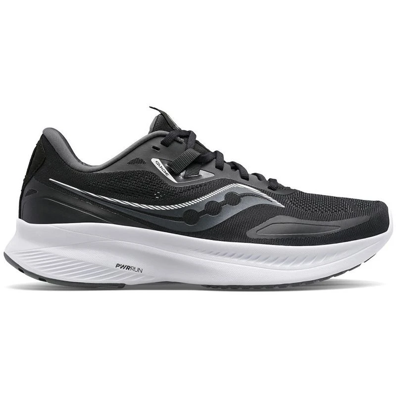Saucony Men's Guide 15 Runners Black / White 2 Saucony Men's Guide 15 Runners Black / White - Image 2