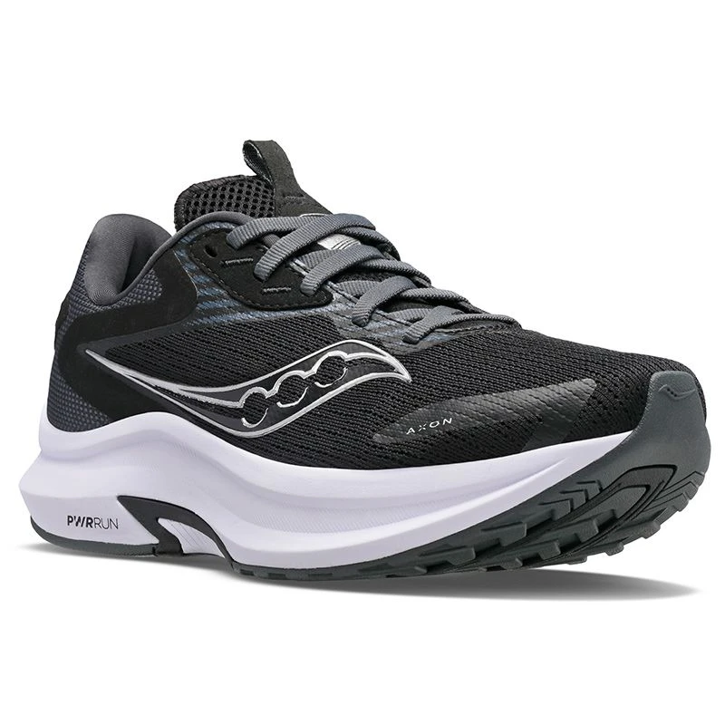 Saucony Men's Axon 2 Running Shoes Black / White 5 Saucony Men's Axon 2 Running Shoes Black / White - Image 5