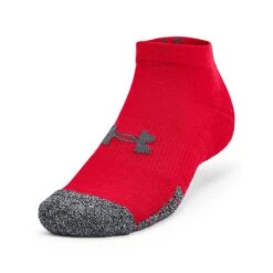 Under Armour Adult HeatGear® Lo Cut Socks 3-Pack Red / Pitch Grey / Black -underwear Zone s7.1346753 600 slf sl
