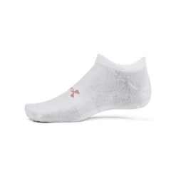 Under Armour Essential No Show 3-Pack Socks White / Retro Pink 6 Under Armour Essential No Show 3-Pack Socks White / Retro Pink -underwear Zone s7.1361459 100 sideprof sl