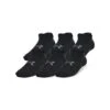 Under Armour Kids' UA Essential 6-Pack No Show Socks Black / Black / Pitch Grey