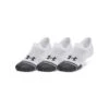 Under Armour Performance Tech 3-Pack Ultra Low Tab Socks White / Jet Grey