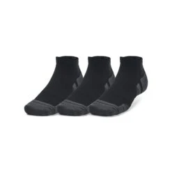 Under Armour Performance Tech 3-Pack Low Cut Socks Black / Jet Grey