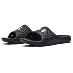Under Armour Men's Locker IV Slides Black / White -underwear Zone s7.3023758 001 pair