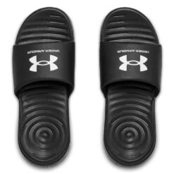 Under Armour Women's Ansa Fixed Slides Black -underwear Zone s7.3023772 004 toe
