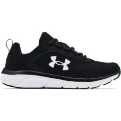 Under Armour Assert 9 Youth Running Shoes Black / White