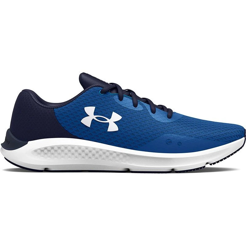 Under Armour Men's Charged Pursuit 3 Running Shoes Victory Blue / Midnight Navy / White 1 Under Armour Men's Charged Pursuit 3 Running Shoes Victory Blue / Midnight Navy / White