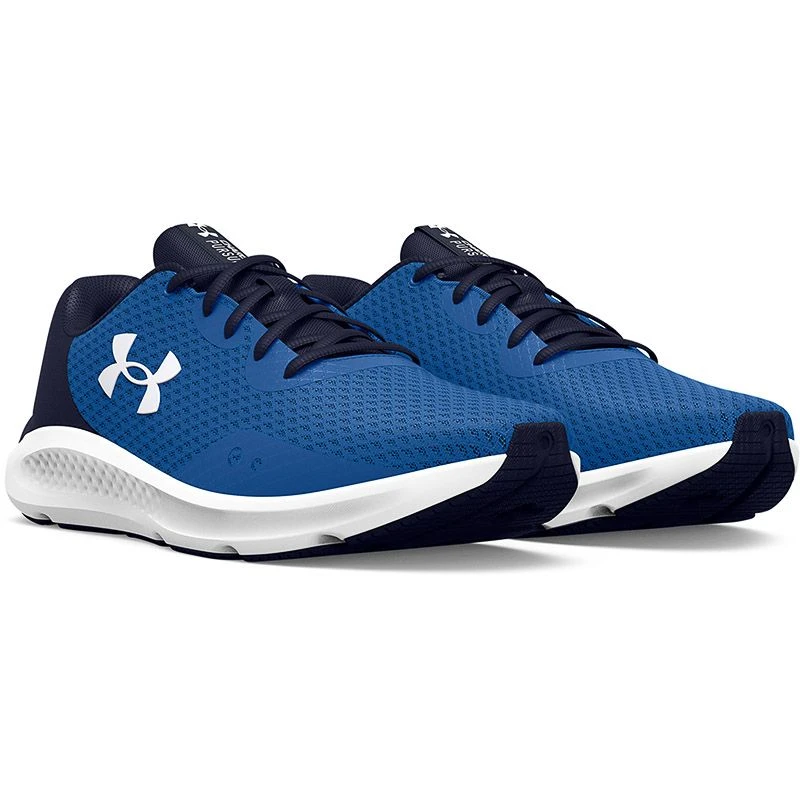 Under Armour Men's Charged Pursuit 3 Running Shoes Victory Blue / Midnight Navy / White 3 Under Armour Men's Charged Pursuit 3 Running Shoes Victory Blue / Midnight Navy / White - Image 3