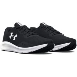 Under Armour Women's Charged Pursuit 3 Running Shoes Black / White -underwear Zone s7.3024889 001 pair