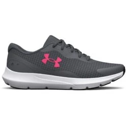 Under Armour Women's Surge 3 Running Shoes Pitch Grey / White / Cerise