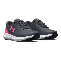 Under Armour Surge 3 Youth Running Shoes Pitch Grey / Cerise -underwear Zone s7.3025013 106 pair