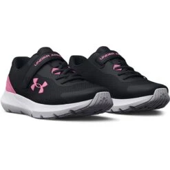 Under Armour Surge 3 AC Junior Running Shoes Black / Pink -underwear Zone s7.3025014 001 pair
