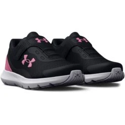 Under Armour Surge 3 AC Infant Running Shoes Black / Pink 7 Under Armour Surge 3 AC Infant Running Shoes Black / Pink -underwear Zone s7.3025015 001 pair