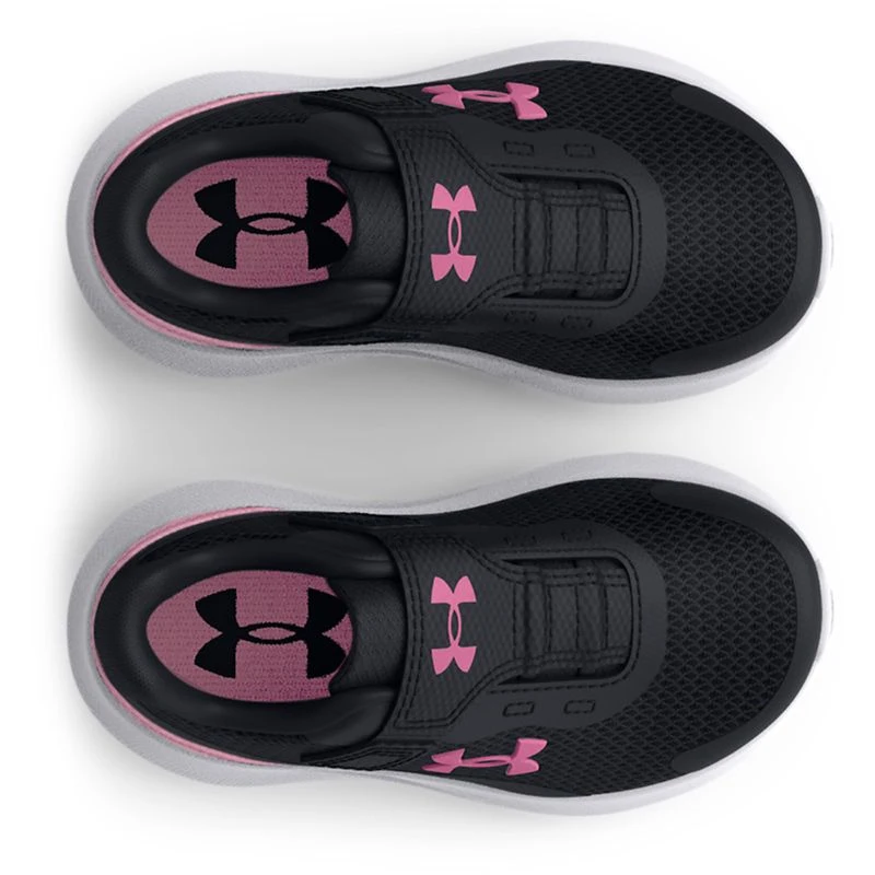 Under Armour Surge 3 AC Infant Running Shoes Black / Pink 4 Under Armour Surge 3 AC Infant Running Shoes Black / Pink - Image 4