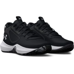 Under Armour Men's Lockdown 6 Basketball Shoes Black / White -underwear Zone s7.3025616 001 pair