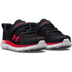 Under Armour Assert 10 AC Infant Running Shoes Black / Red -underwear Zone s7.3026184 004 pair